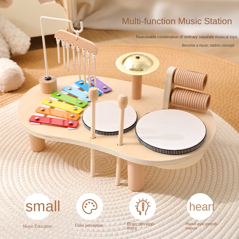 Kids Education Table - LazyChild Kids Educational Toy Wooden Music