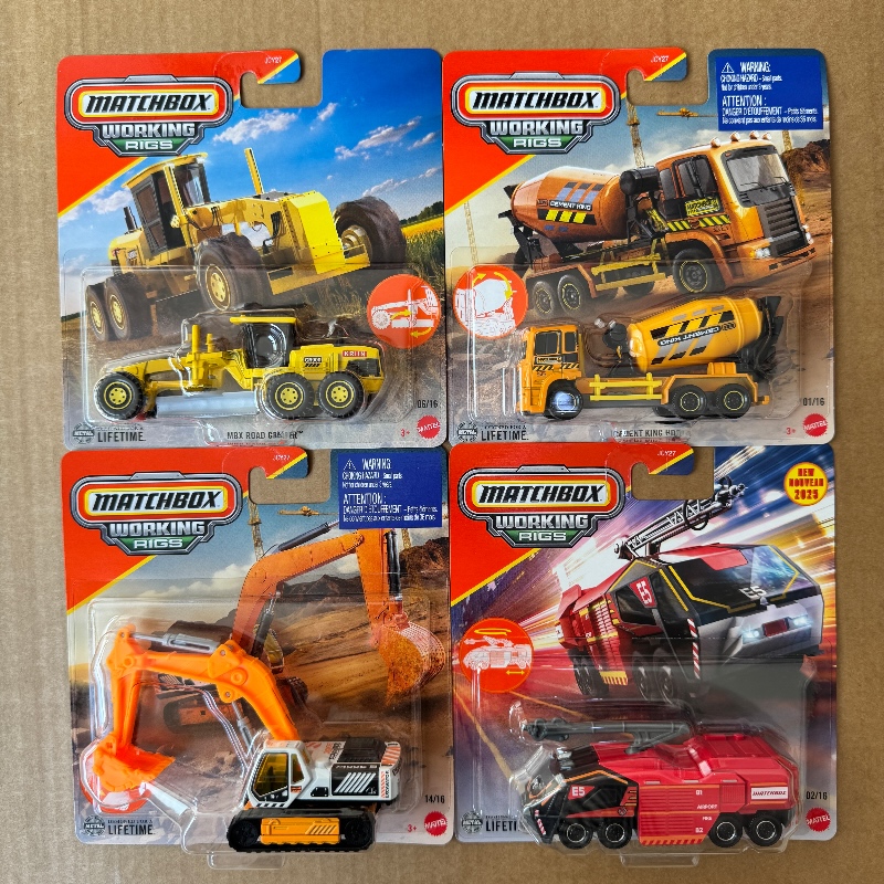 Hot Wheels Car Mainline - Mattel Matchbox 1/64 Jcy27 Engineering Vehicle