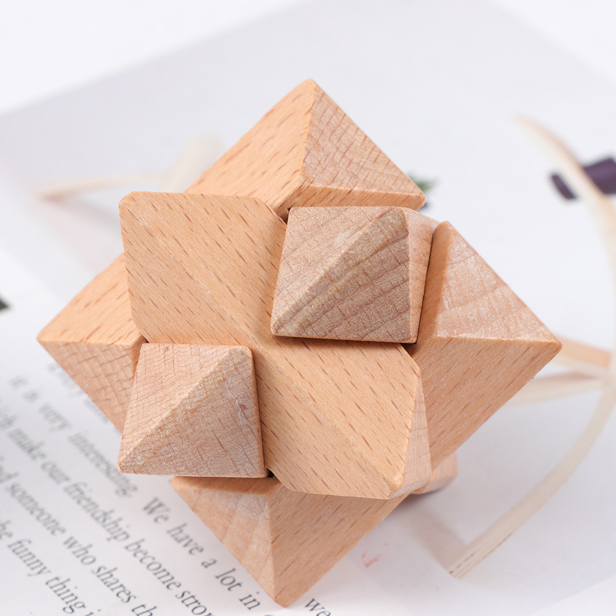 1Set Wooden Pyramid Puzzle Bra - Kids Education Fun 评论和价格