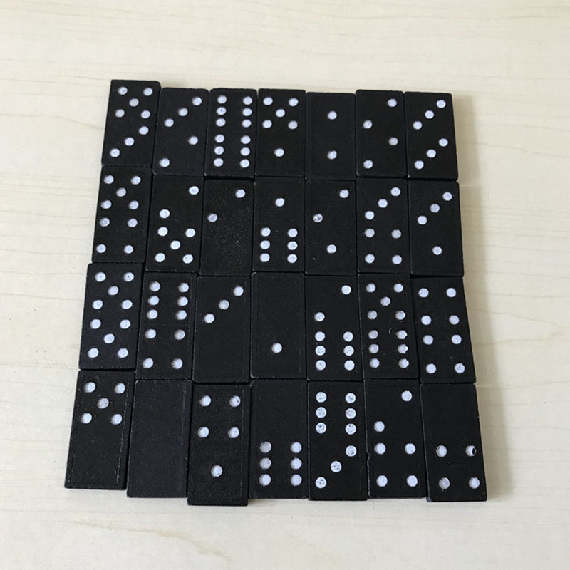 28pcs/Set Wooden Domino Board  - Kids Education Table 评论和价格