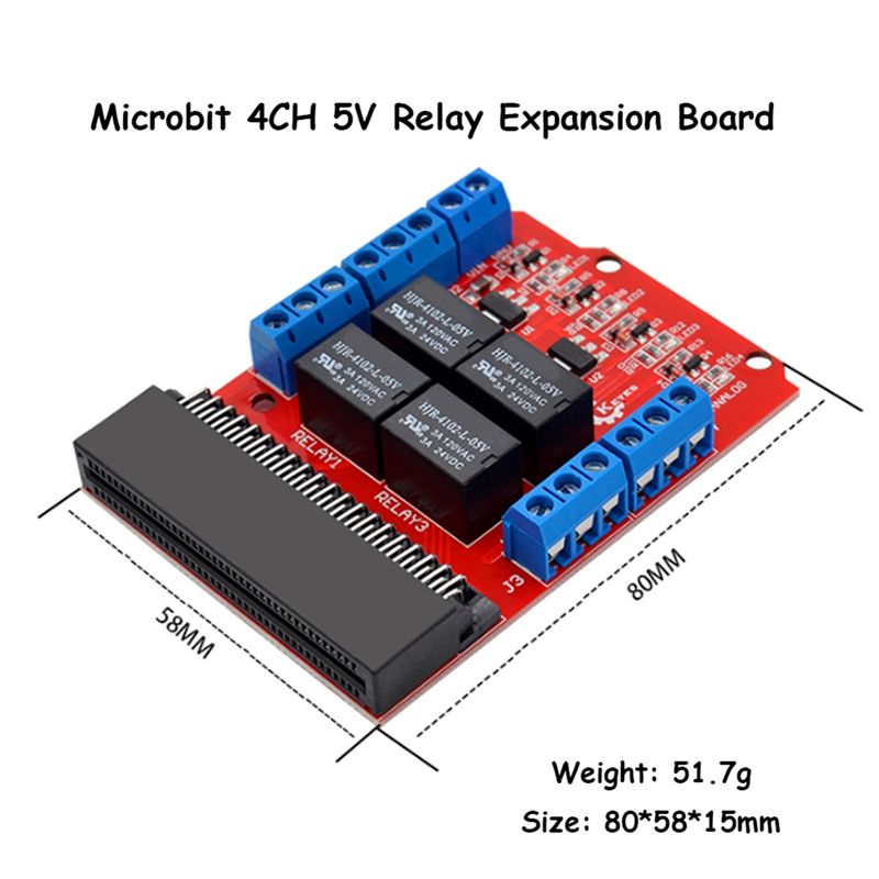 SCLS Microbit 4 Channel Relay  - Kids Education Channel 评论和价格