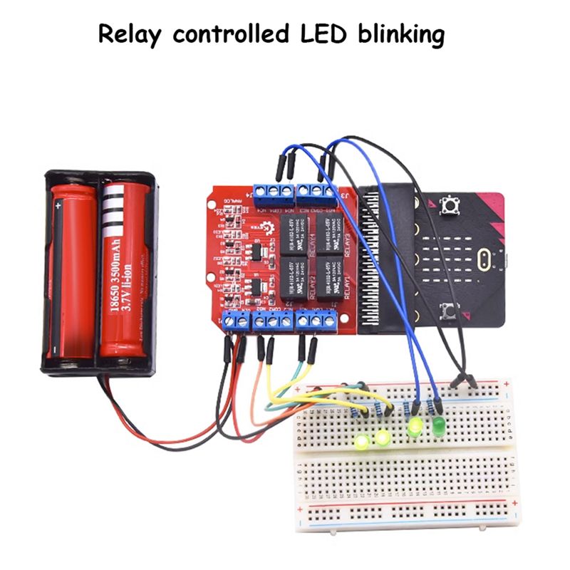 SCLS Microbit 4 Channel Relay  - Kids Education Channel 评论和价格