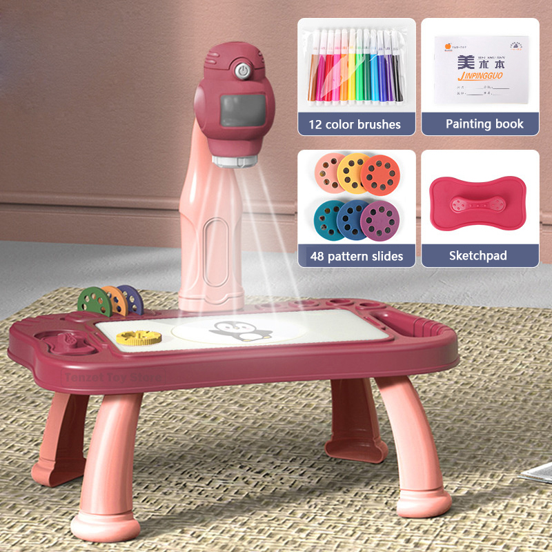 Smart Projector Kids Painting  - Kids Education Table 评论和价格