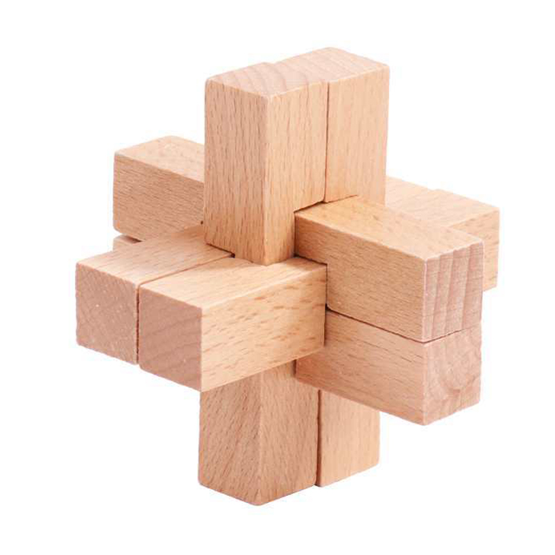 Wooden Luban Puzzle for Adults - Kids Education Fun 评论和价格