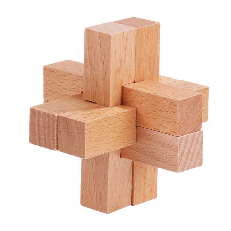 Wooden Luban Puzzle for Adults - Kids Education Fun 评论和价格