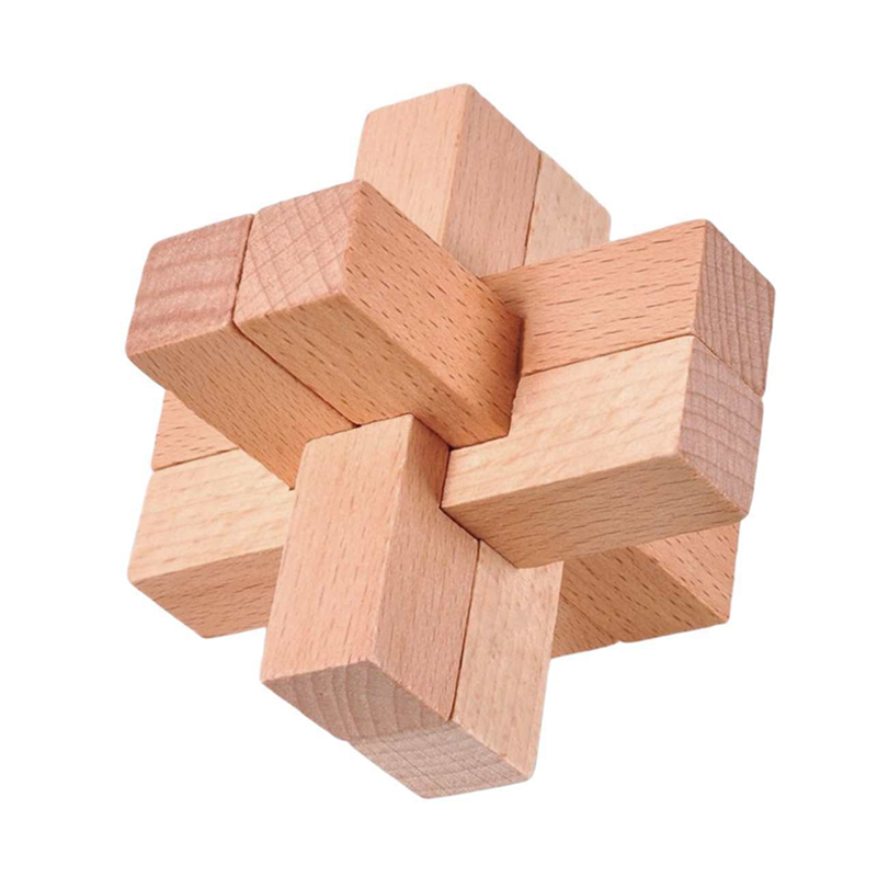 Wooden Luban Puzzle for Adults - Kids Education Fun 评论和价格