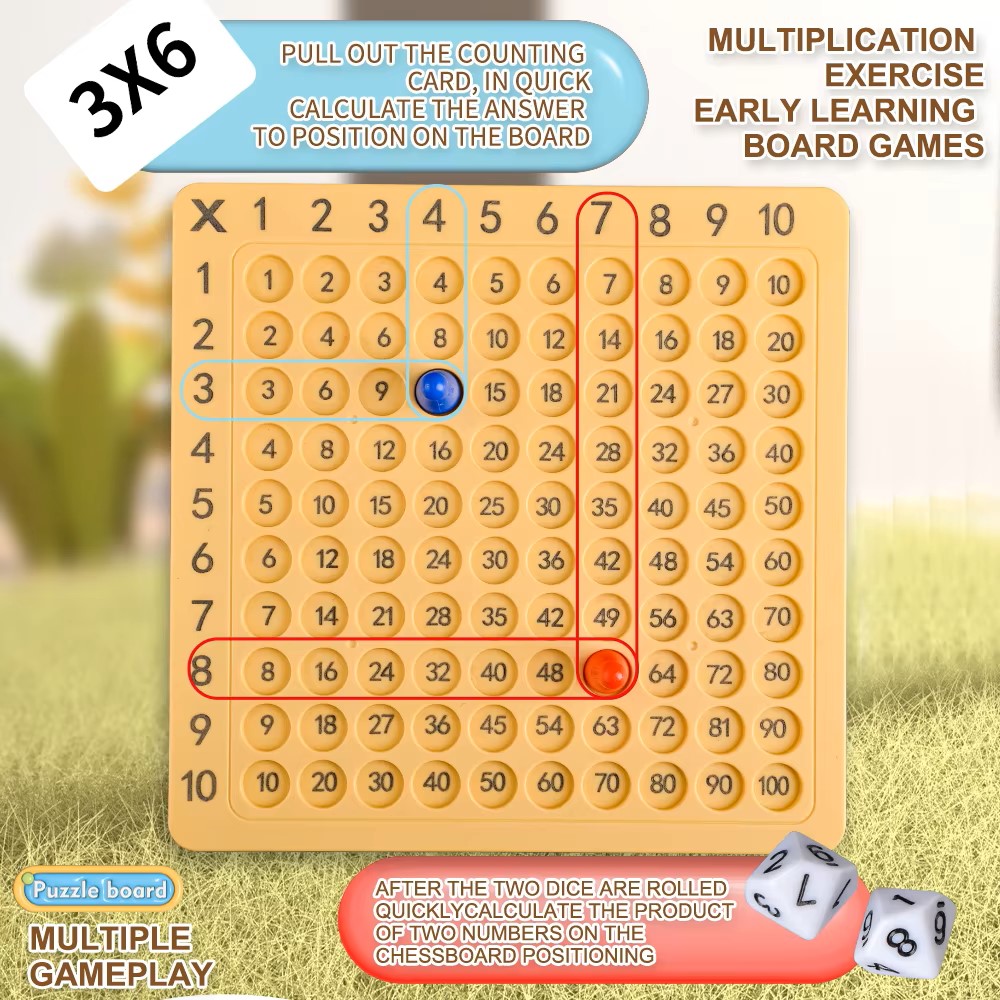 99 Multiplication Board Montes - Kids Education Table 评论和价格