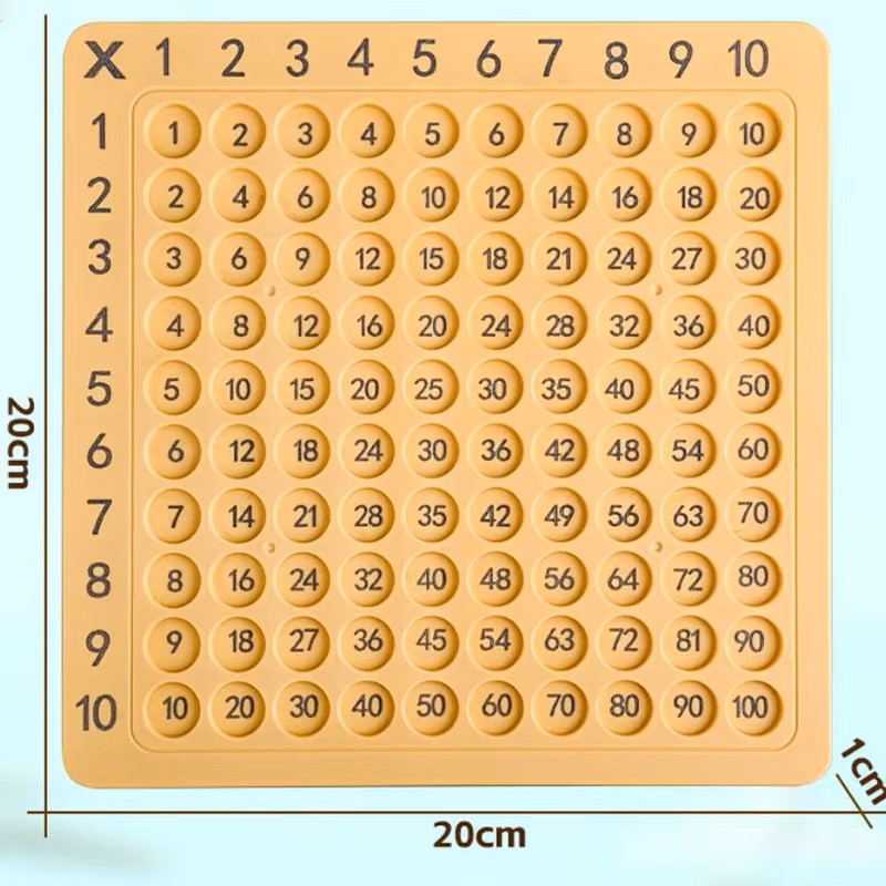 99 Multiplication Board Montes - Kids Education Table 评论和价格