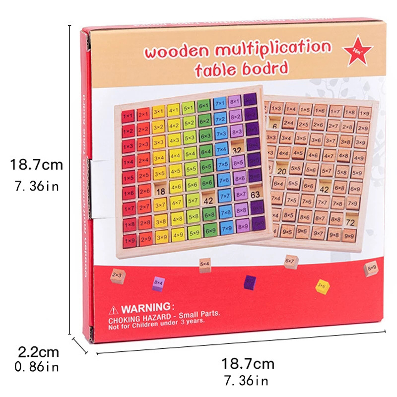 Montessori Educational Wooden  - Kids Education Table 评论和价格