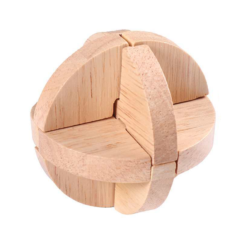 Classic Lu Ban ball Wooden Bra - Kids Education Fun 评论和价格