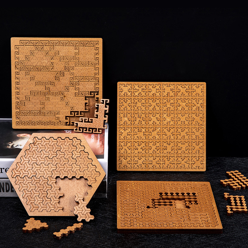 Impossible Wooden Puzzle IQ Pu - Brain Teaser Cube 评论和价格