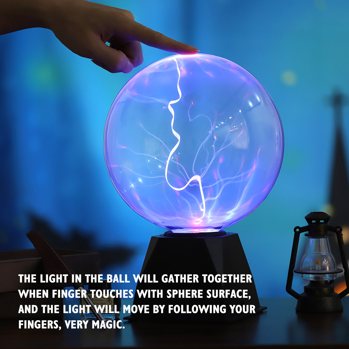 8 Inch Plasma Globe Lamp Educa - Globe Interactive Light 评论和价格