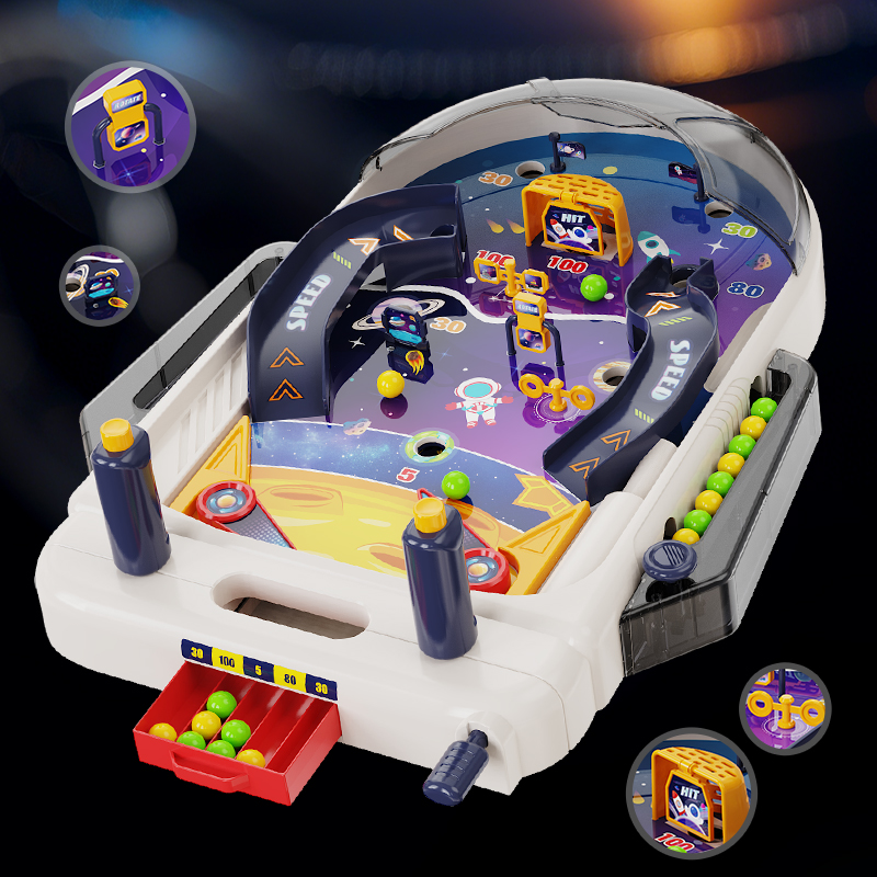 Space Pinball Table Game Inter - Kids Education Table 评论和价格