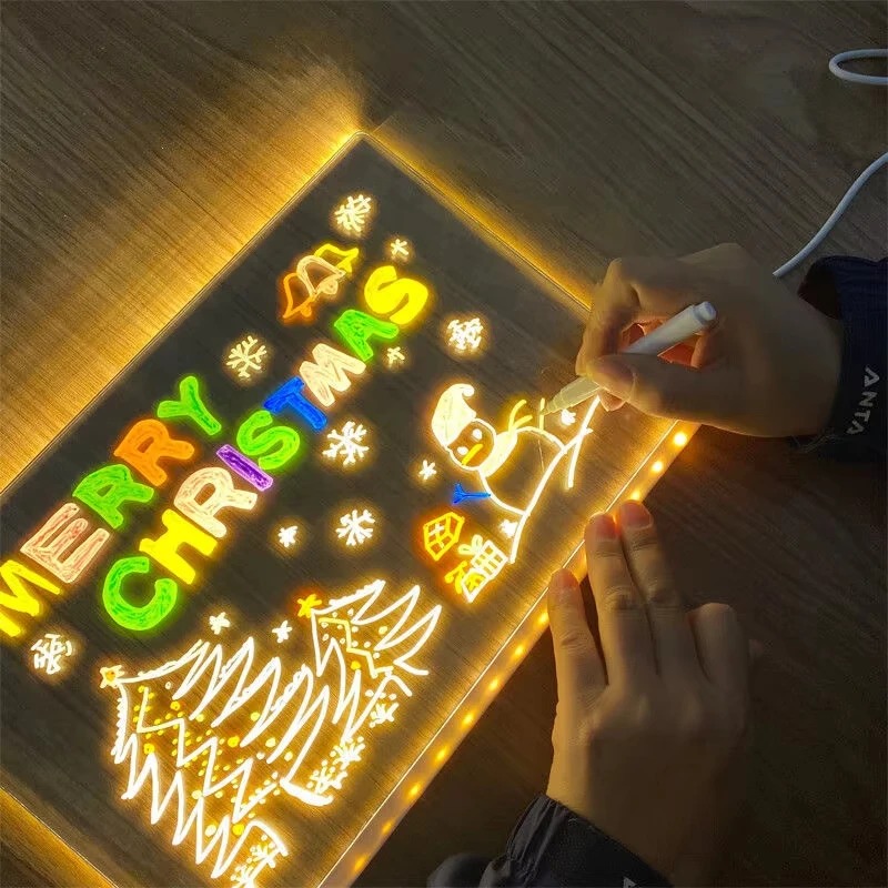 Magic Glow Kids Drawing Board: - Kids Education Fun 评论和价格
