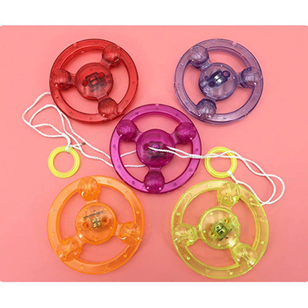 10Pcs Flashing Pull String Spi - Kids Education Fun 评论和价格