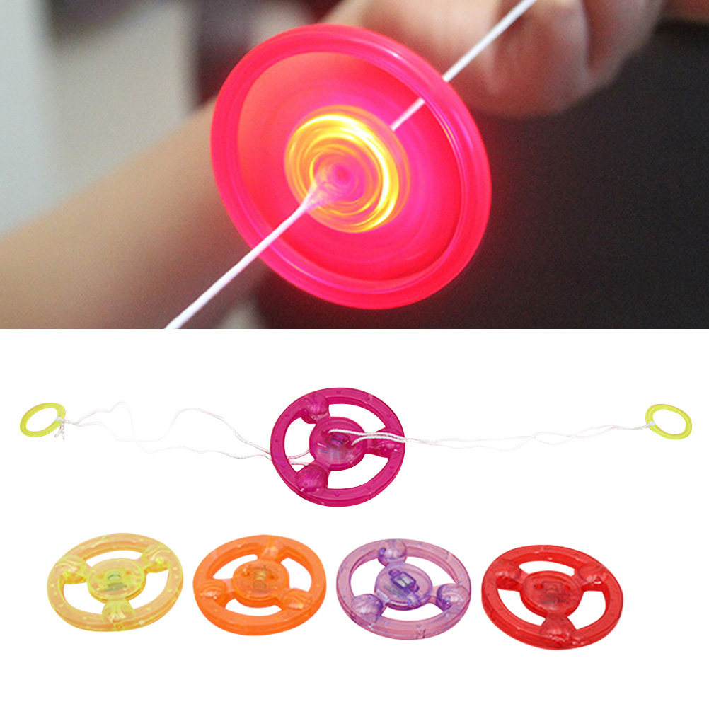 10Pcs Flashing Pull String Spi - Kids Education Fun 评论和价格