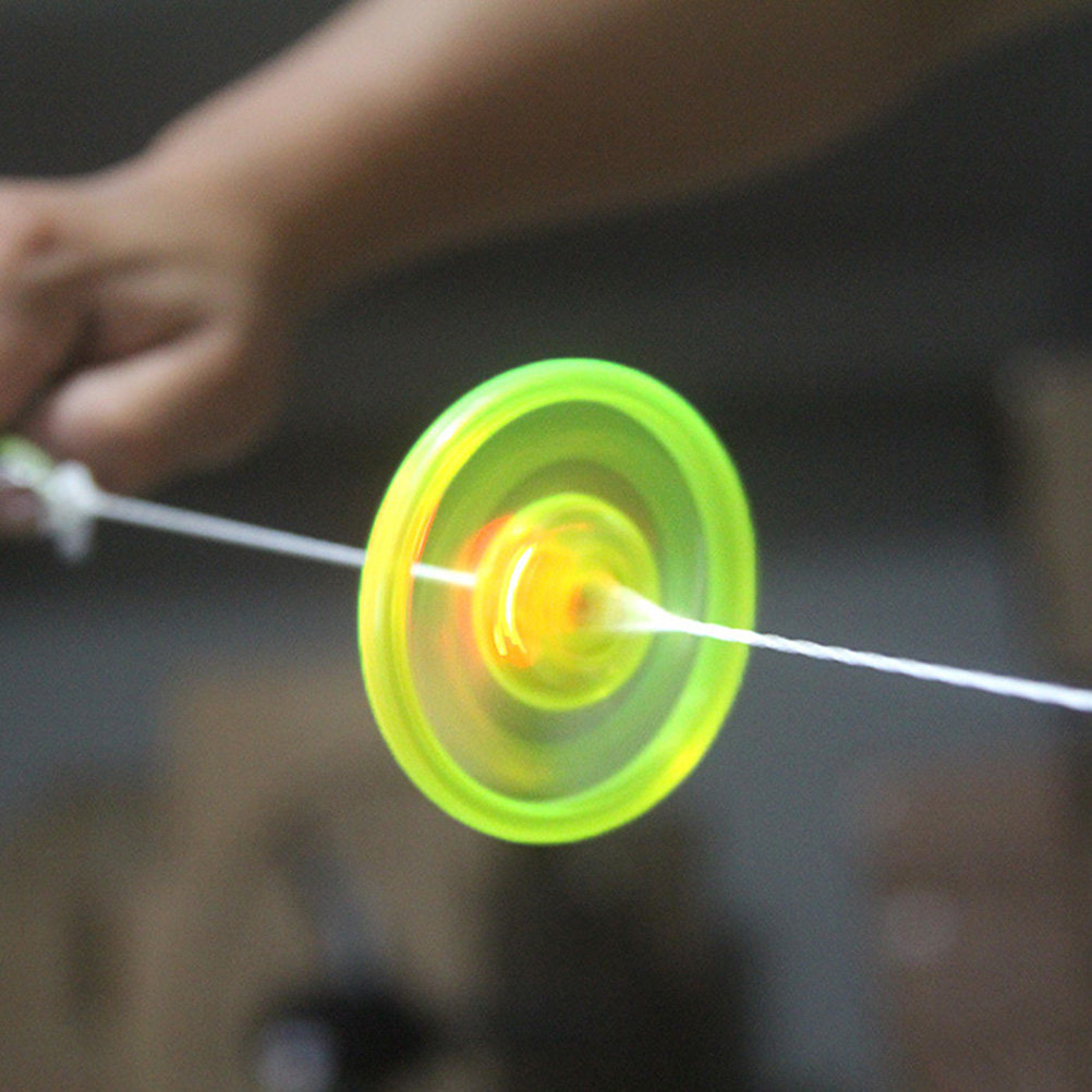 10Pcs Flashing Pull String Spi - Kids Education Fun 评论和价格