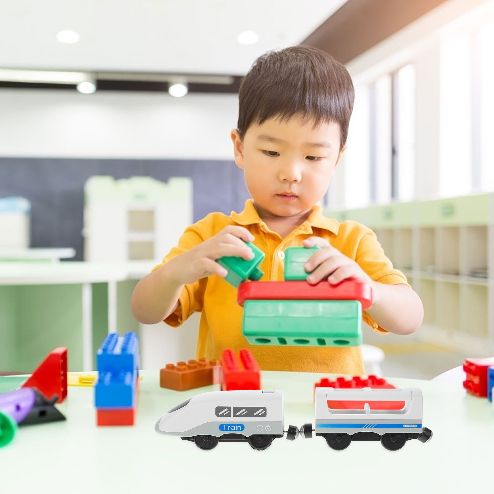 Electric Train Head Creative K - Kids Education Fun 评论和价格