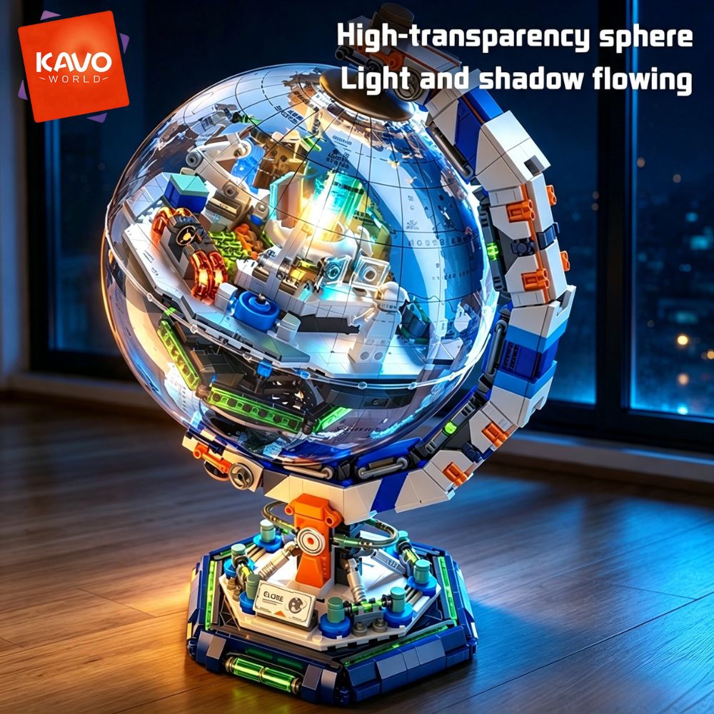 KAVOWORLD 1793pcs Space Statio - Globe Interactive Light 评论和价格