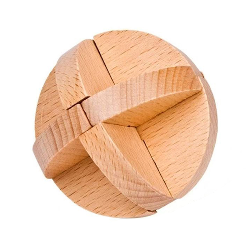 Classic Lu Ban ball Wooden Bra - Kids Education Fun 评论和价格