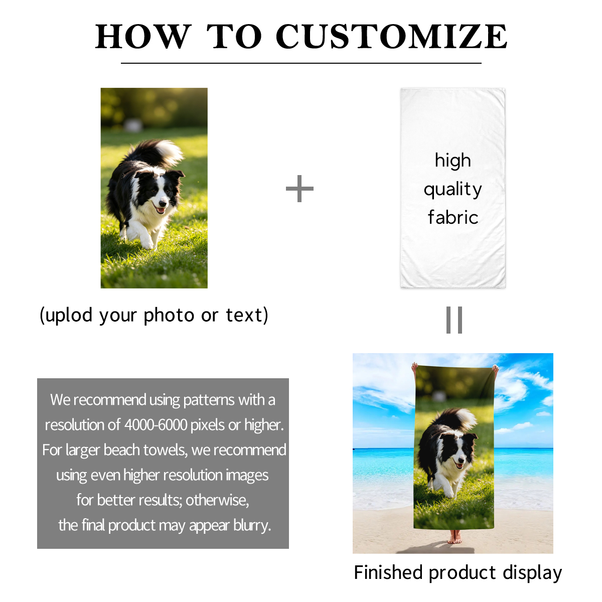 1pc Customized beach towels fo - Kids Education School 评论和价格