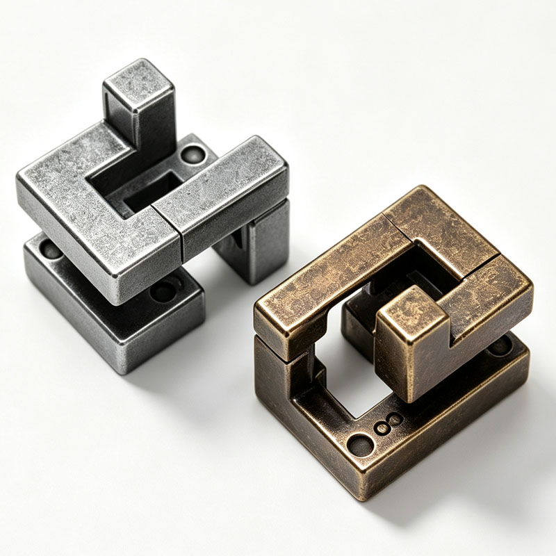 Magic IQ Cast Coil Difficult M - Brain Teaser Cube 评论和价格
